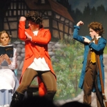 Beauty and the Beast Jr. - Gaston and Le Fou with Belle